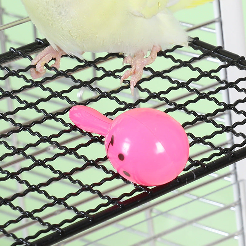 Wellensittich Spielzeug, Bunte Mini-Sandhammer mit raschelndes Geräusch für Unterhaltung, Greifer Spielzeug, Zufällige Farbe