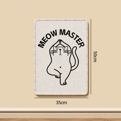 Kratzmatte Wand, Stehende Kratzmatte Wand für Katzen, Strapazierfähige und Fussel-Freie Kratzmatte, Schützt Ihre Möbel