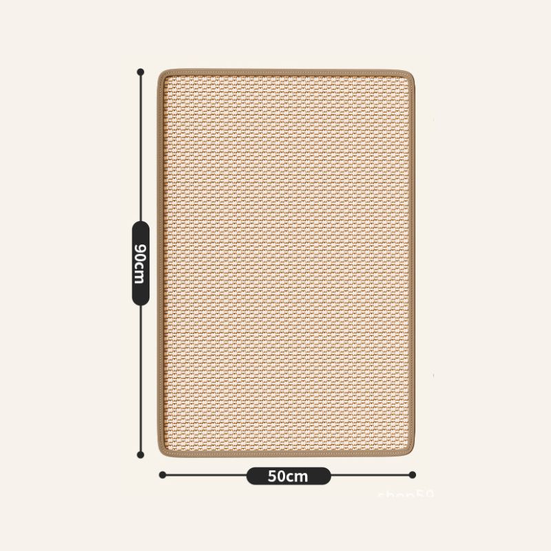 Kratzmatte, Sisal Katzen Kratzteppich, Schutz für Sofa vor Kratzern, Katzenkratzbrett mit Klettverschluss