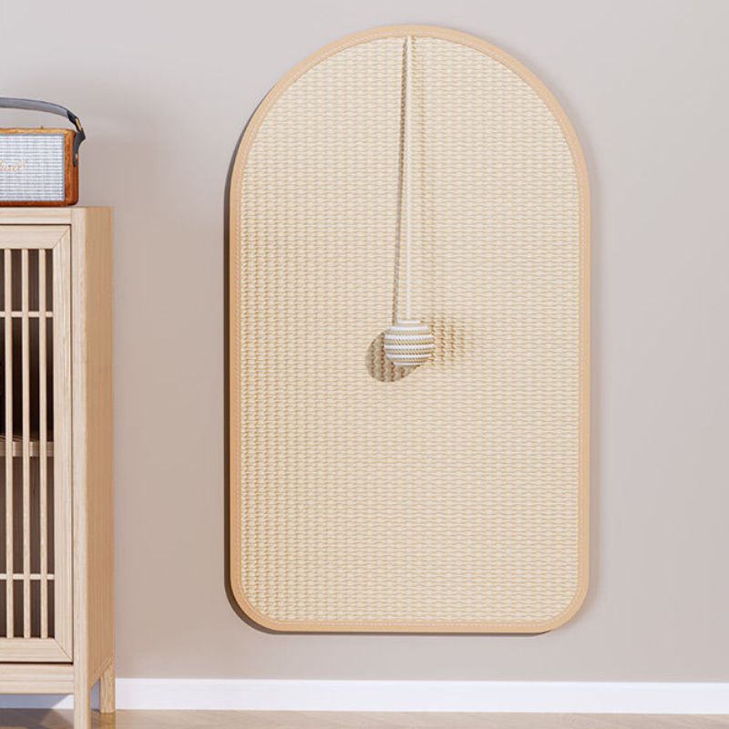 Katzen Kratzteppich, Kratzmatte aus Sisal, mit interaktives Ballspielzeug für Katzen, Kratzschutz für Möbel