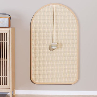 Katzen Kratzteppich, Kratzmatte aus Sisal, mit interaktives Ballspielzeug für Katzen, Kratzschutz für Möbel