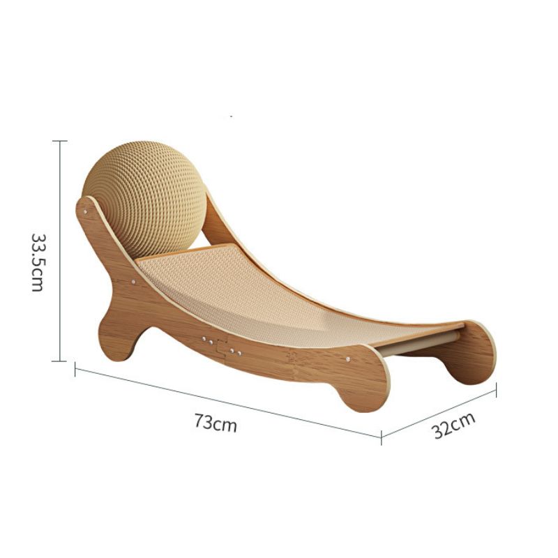 Kratzmöbel Katze, Katzen Kratzen an Möbel, Kratzmatte aus Sisal mit Sisalball, Stabiler Ruheplatz Für Katzen