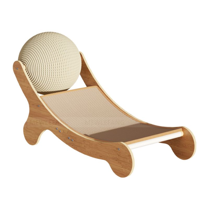 Kratzmöbel Katze, Katzen Kratzen an Möbel, Kratzmatte aus Sisal mit Sisalball, Stabiler Ruheplatz Für Katzen