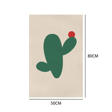 Kratzmatte für Katzen, Selbsthaftender Kratzwand mit Kaktus-Muster, Möbelschutz und Krallenpflege, 50cmx80cm