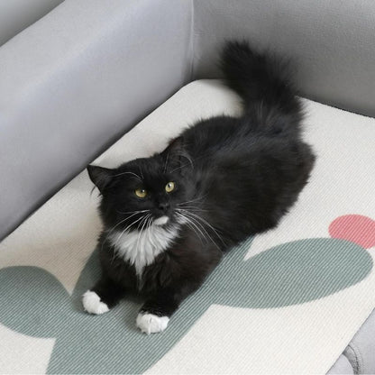 Kratzmatte für Katzen, Selbsthaftender Kratzwand mit Kaktus-Muster, Möbelschutz und Krallenpflege, 50cmx80cm