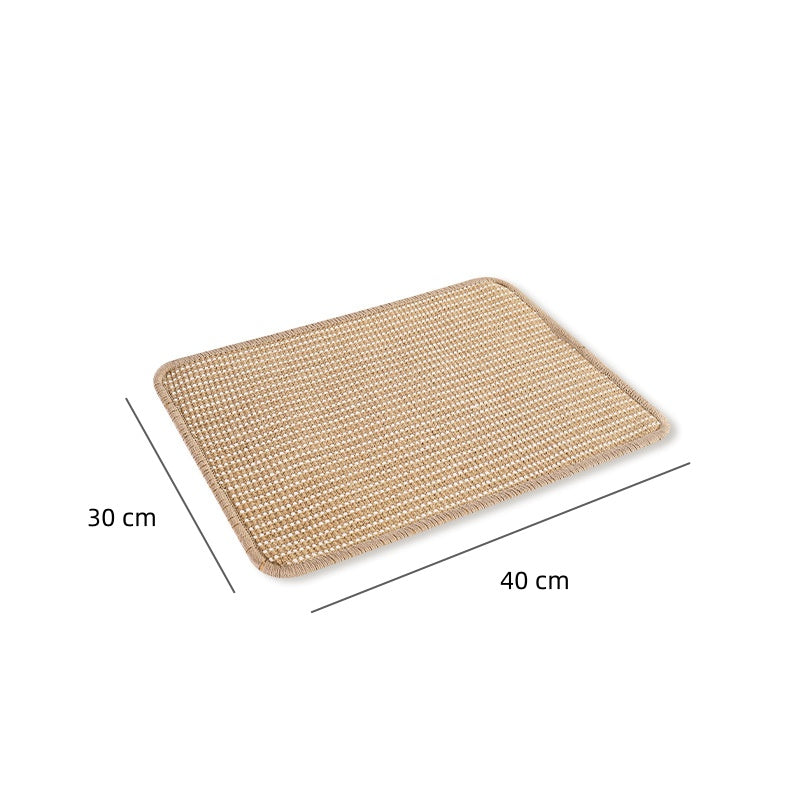 Katzen Kratzteppich, Kratzmatte für kleine Katzen, hochwertig aus Sisal gefertigt, ideal zum Krallenwetzen und Spielen