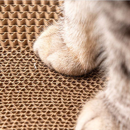 Katzen Kratzbrett Pappe, Kätzchen-Schlafnest, Rund und Oval, Katzenspielzeug aus Wellpappe, hellem Grün