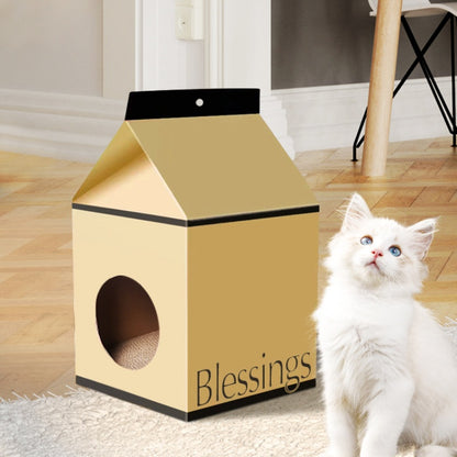 Kratzbrett für Katzen, aus Wellpappe, Drei Designs, Vielfältige für Spiel und Entspannung, Perfekt für Katzen jeden Alters (1 Stück)