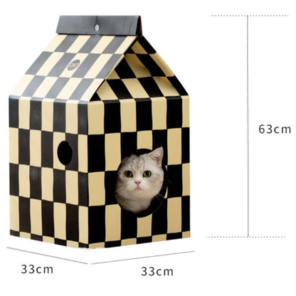 Kratzbrett für Katzen, aus Wellpappe, Drei Designs, Vielfältige für Spiel und Entspannung, Perfekt für Katzen jeden Alters (1 Stück)