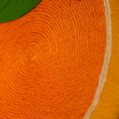 Kratzbrett Katze mit integriertem Katzenbett, hochwertigem Sisal-Material, Orange-Thema, perfekt zum Austoben für Katzen