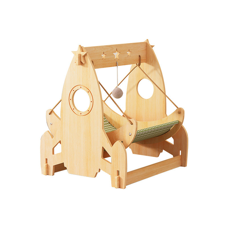 Katzenbett, Wackelnde Katzenhängematte & Katzenliege für Komfort, Stabil und Sicher