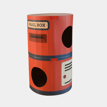 Katzen Kratzpappe, Kratzmöbel Katze Briefkastenform, Doppellagige Stand-Kratzsäule für Katzen, Verschleißfest