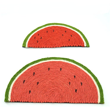Kratzbrett für Katzen, Kreatives Design in Wassermelonenform, Groß und Klein verfügbar, Ideal für alle Katzen, Schützt Ihr Möbel