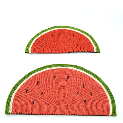 Kratzbrett für Katzen, Kreatives Design in Wassermelonenform, Groß und Klein verfügbar, Ideal für alle Katzen, Schützt Ihr Möbel
