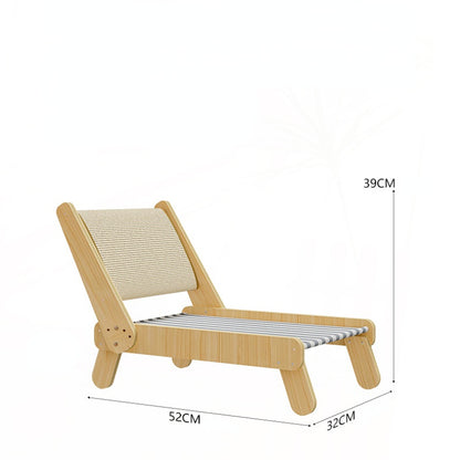 Katzenbett, Verstellbare Sisal-Katzenliege, Atmungsaktive Hängematte, Kratzmöbel Katze, 52x32x39 cm, Spielen & Schlafen