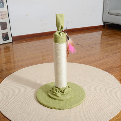 Kleine Kratzbäume, Süßigkeitenform Sisal-Säule, Drei Farben erhältlich , Katzenangel & Kratzbrett, Langlebige Platzsparend