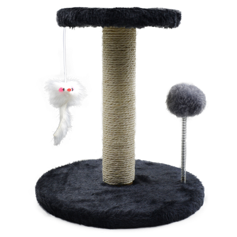 Pawsometime Kratzbaum Mini, Katzenkratzsäule aus Sisal, Stabiler Kratzbaum für kleine Katzen, Qualitätsgarantie