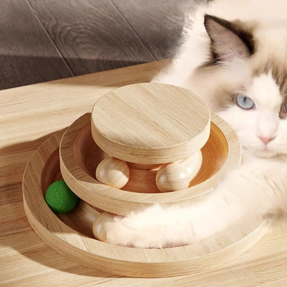 Katzenbaum, Katzenbaum Stabil mit Plattform, Hängenden Bällen, Weltraumkapsel und Sisal-Kratzsäulen, Stabil und Wackelfrei