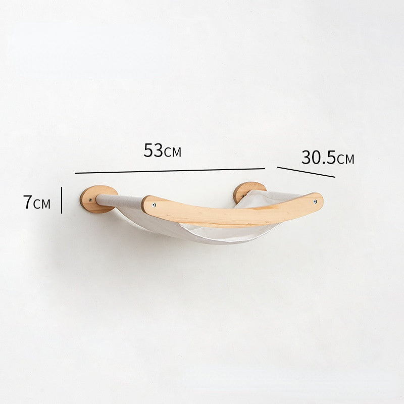 Katzenbaum für Wand, Katze Klettern Regal, Katzentreppe, Vielseitigen Kombinationsmöglichkeiten (1 Stück)