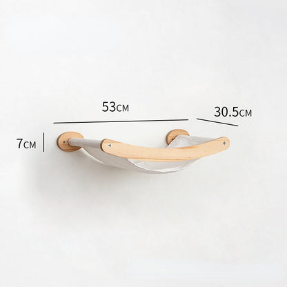 Katzenbaum für Wand, Katze Klettern Regal, Katzentreppe, Vielseitigen Kombinationsmöglichkeiten (1 Stück)