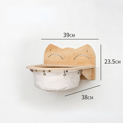 Katzenbaum für Wand, Katze Klettern Regal, Katzentreppe, Vielseitigen Kombinationsmöglichkeiten (1 Stück)