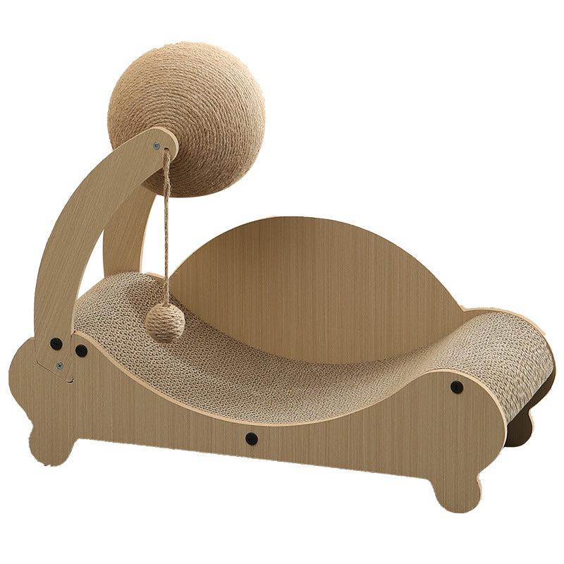 Kratzmöbel Katze, Sisal-Wellpappe Kratzbrett für Katzen mit multifunktionalem Design, ideal zum Spielen & Ausruhen