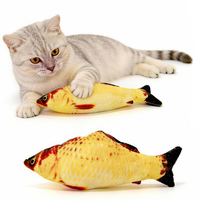 Kuscheltier Katze Simulationsfisch, Katzenminze, Fisch, Kauen, Gesellschaft und Linderung von Langeweile
