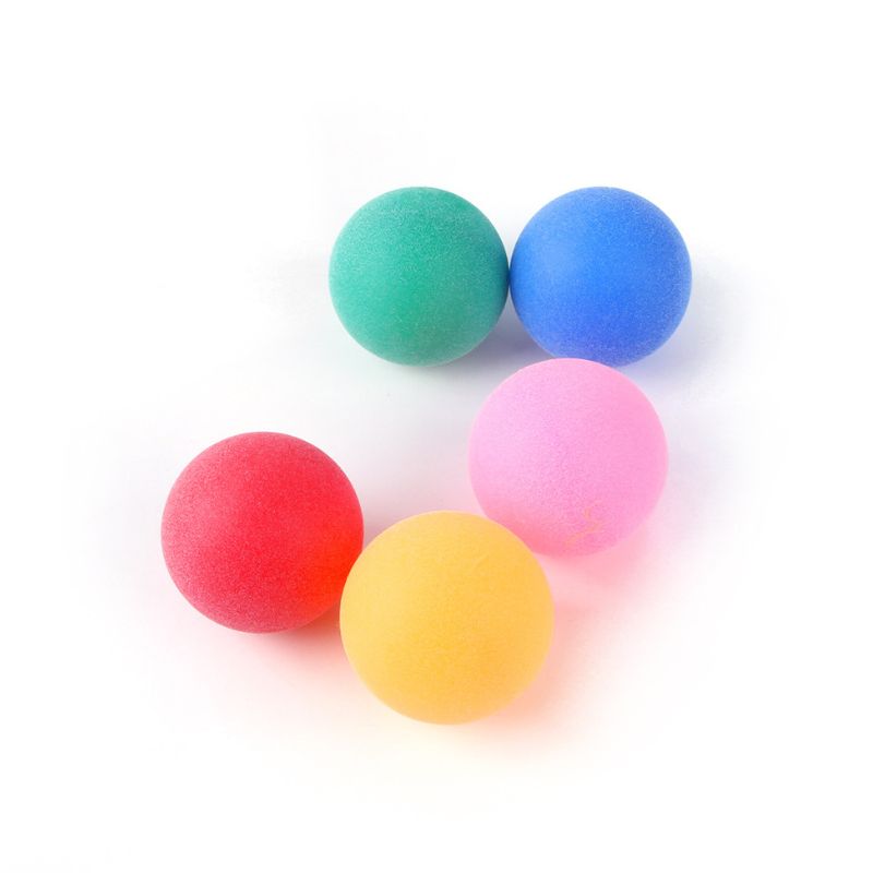 Katzen Spielzeug, Bunter Plastikball Interaktiver Drehtellerball, 4 cm Durchmesser, zufällige Farbe (20 Stück)