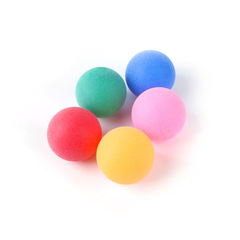 Katzen Spielzeug, Bunter Plastikball Interaktiver Drehtellerball, 4 cm Durchmesser, zufällige Farbe (20 Stück)