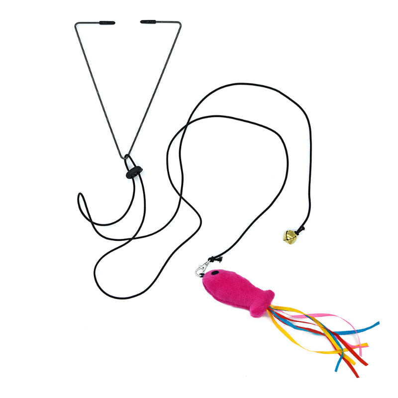 Katzenspielzeug Katzenangel Einziehbare Hängende Tür hängende Art, Indoor-Unterhaltung Und Training