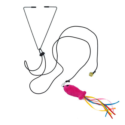 Katzenspielzeug Katzenangel Einziehbare Hängende Tür hängende Art, Indoor-Unterhaltung Und Training