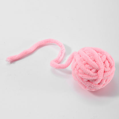 Katzenball Plüsch mit Glockenball PP-Material in mehreren Farben erhältlich, lichtecht und langlebig (1 Stück)