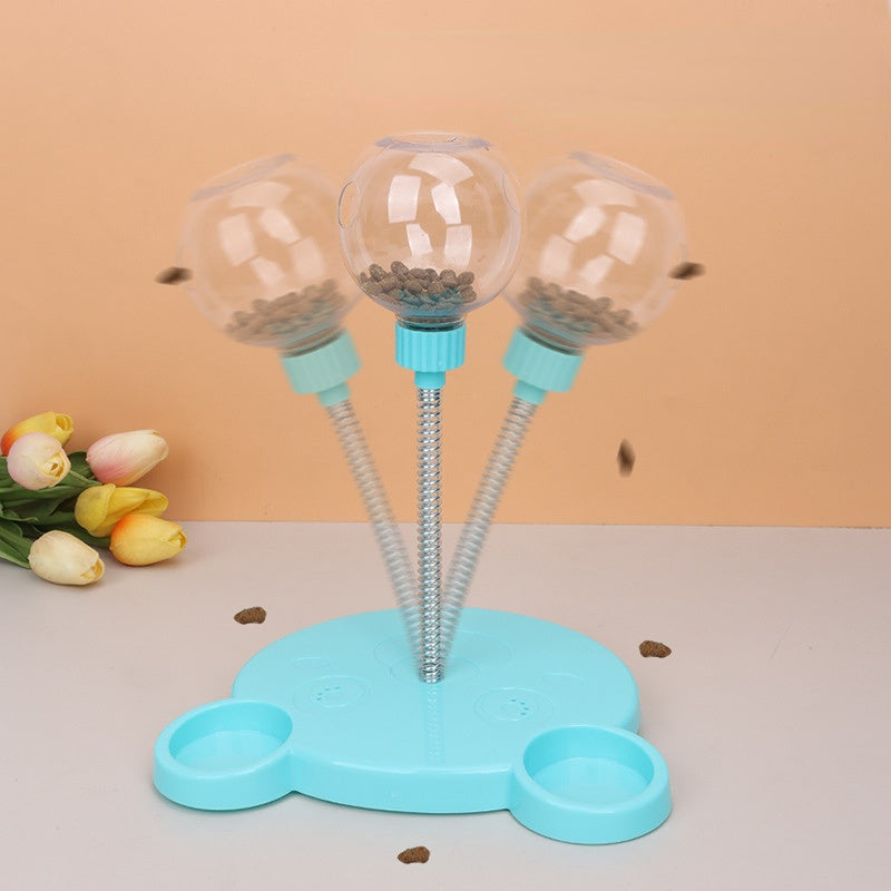 Katzen futterball, verfügt über stabilen Saugnapf, der schwingt um Futter auszugeben, Indoor-Spielzeug