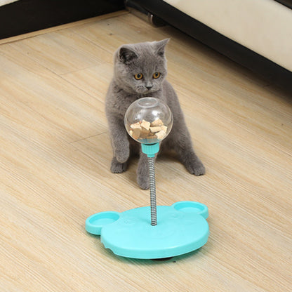 Katzen futterball, verfügt über stabilen Saugnapf, der schwingt um Futter auszugeben, Indoor-Spielzeug