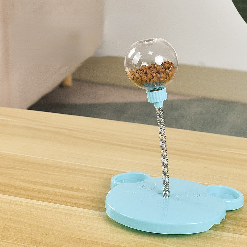 Katzen futterball, verfügt über stabilen Saugnapf, der schwingt um Futter auszugeben, Indoor-Spielzeug