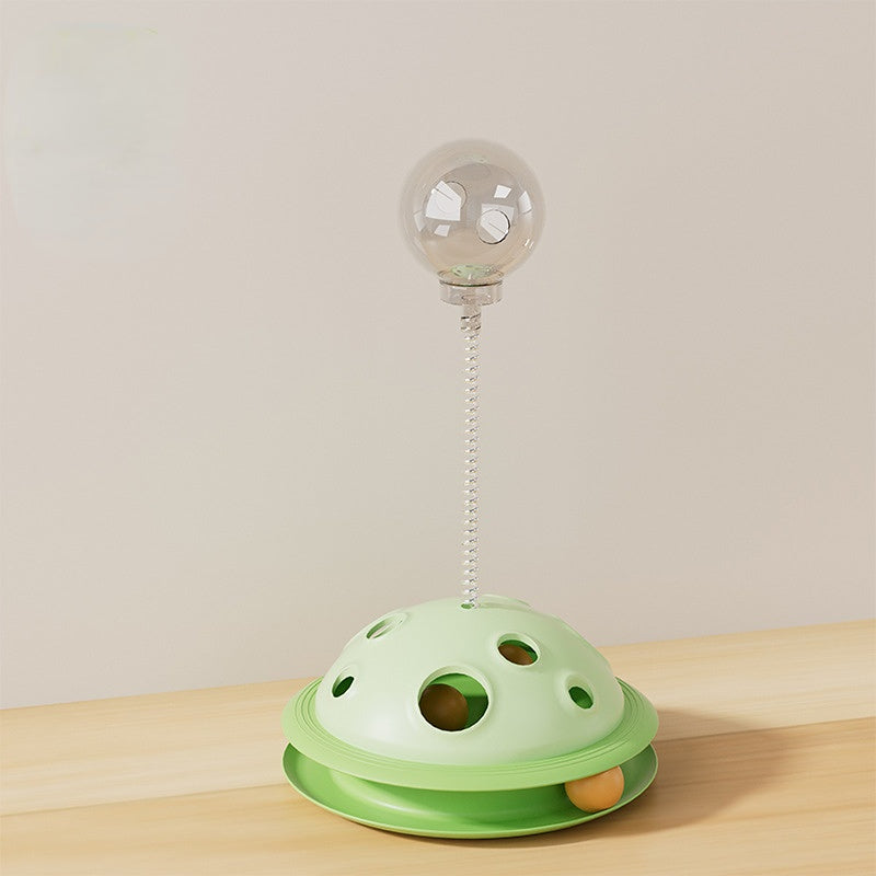 Katzenspielzeug Leckerli Spender mit Schütteleffekt, Lernspiel zur Fütterungskontrolle und zum Spielen