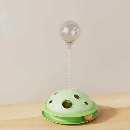 Katzenspielzeug Leckerli Spender mit Schütteleffekt, Lernspiel zur Fütterungskontrolle und zum Spielen