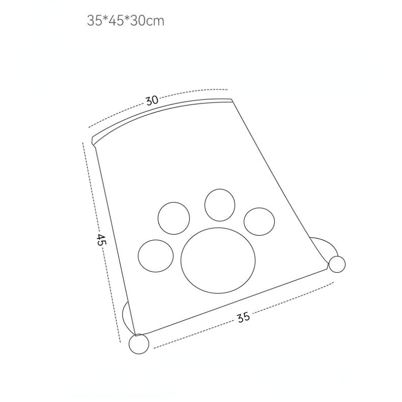 Katze Spielzeug, Bohrertasche, Gelbes Karottenkaninchenmuster mit Geräuschpapier, Mäusen & 3 Plüschbällen, Faltbar, Spielen