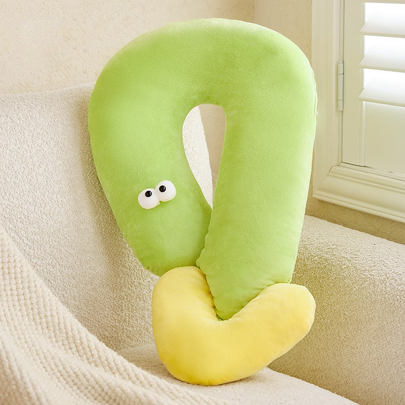 Kuscheltier für Katze, großes Süßes Kissen mit großen Augen, multifunktionales Haustier-Schlafkissen, Drei Farben, 62x39 cm