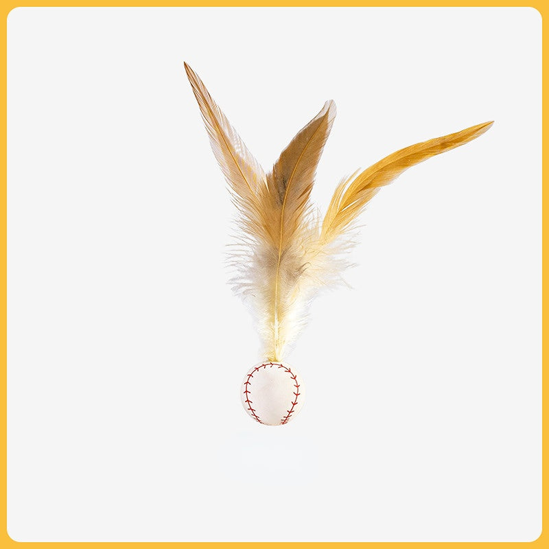 Spielball Katzen, elastisches Badmintonspielzeug, interaktiver kreativer Sportball zum Selbstunterhalten