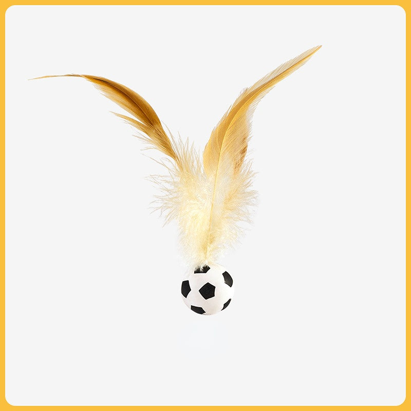 Spielball Katzen, elastisches Badmintonspielzeug, interaktiver kreativer Sportball zum Selbstunterhalten