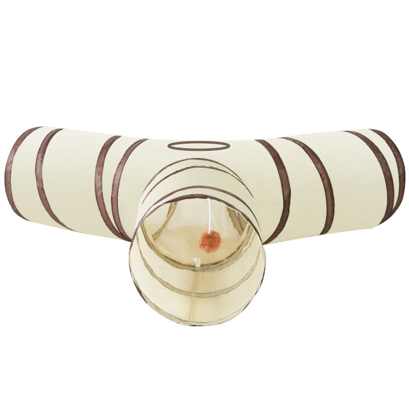 Katzen Tunnel, Polyester faltbar Aufbewahrung mit vielen Stilen, Katzenspielzeug für alle Jahreszeiten