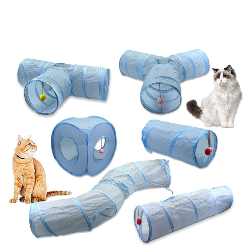 Katzentunnel grauer Kanal, eine Vielzahl von Formen, geeignet für Indoor-Spiel, Interaktion