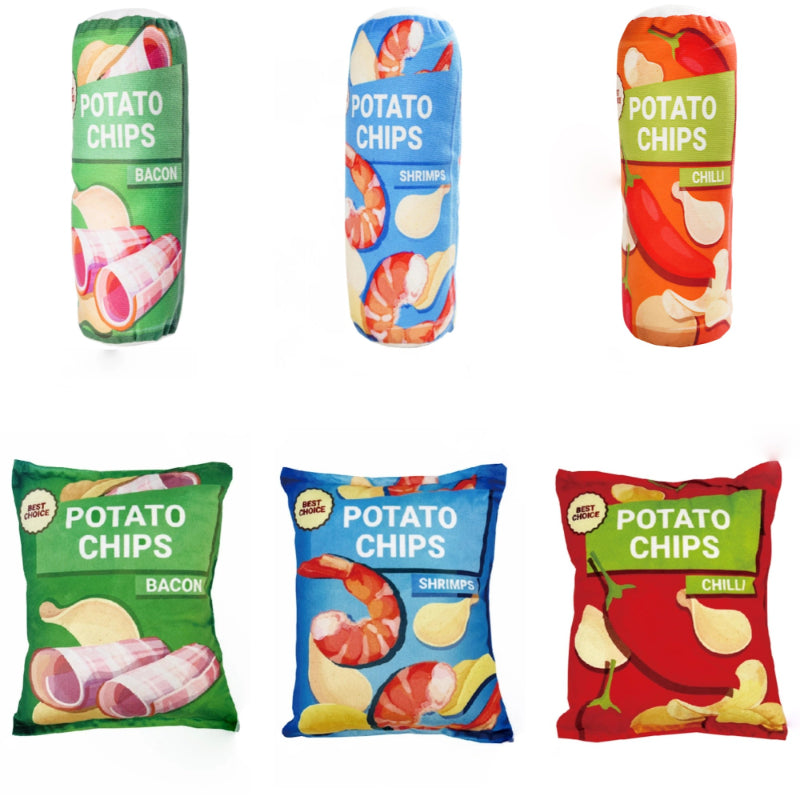 Katze Plüschtier Simulation Papier Sound Kartoffelchips, Kaupads lassen Katzen friedlich schlafen (1 Stück)