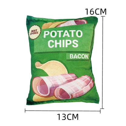 Katze Plüschtier Simulation Papier Sound Kartoffelchips, Kaupads lassen Katzen friedlich schlafen (1 Stück)