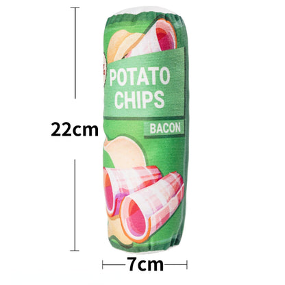 Katze Plüschtier Simulation Papier Sound Kartoffelchips, Kaupads lassen Katzen friedlich schlafen (1 Stück)