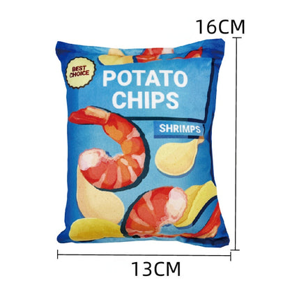 Katze Plüschtier Simulation Papier Sound Kartoffelchips, Kaupads lassen Katzen friedlich schlafen (1 Stück)