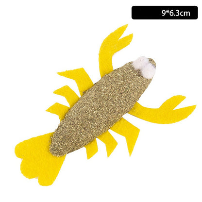 Katzenminze Spielzeug simulierte Beißstäbe in Tierform, Selbstunterhaltung, spielen und beruhigen (1 Stück)