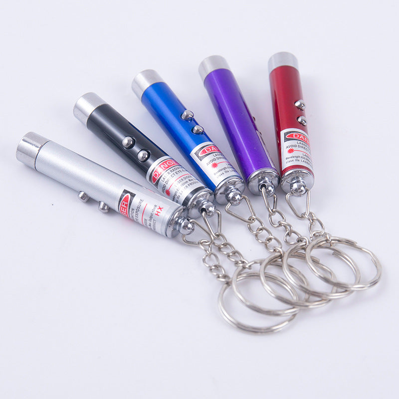 Katzenspielzeug Laserpointer für Katzen interaktive Unterhaltung, zufällige Farben, 2 Modi (Laser und LED), Spaß und Bewegung