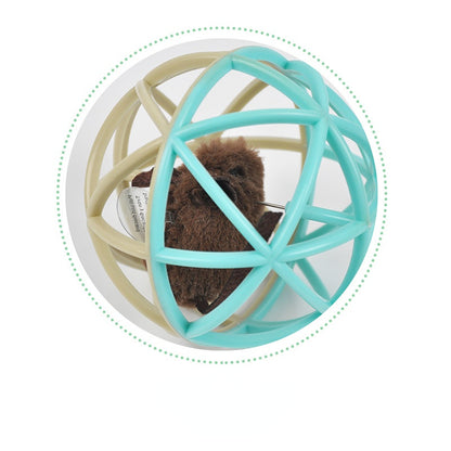 Katzenspielzeug ball macht Mausgeräusche, fängt, schnappt und beißt, heiß verkaufte interaktive Katzenprodukte (1 Stück)